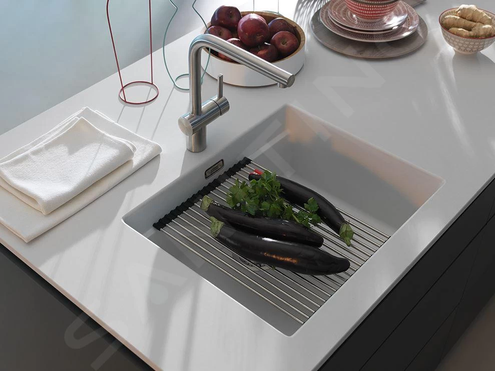 Franke Kubus 2 - Évier En Fragranit KNG 110-52, 560x460 Mm, Blanc Artic 125.0641.421 8 Franke Kubus 2 - Évier En Fragranit KNG 110-52, 560x460 Mm, Blanc Artic 125.0641.421 – Image 6