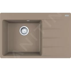 Franke Colonnes - Set G218, évier En Fragranit CNG 611-78 TL / 2 Et Mitigeur FP 0408.031, Cachemire / Chrome 114.0650.814 -Franke c64b7c6b07118a8082547e04