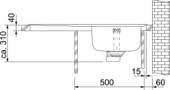 Franke Neptun - Évier En Inox NEX 611/2, 860x510 Mm 101.0120.271 -Franke c7626d7b3bde095ef1313a97
