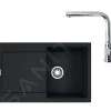 Franke Colonnes - Set G40, évier En Fragranit MRG 611 Et Mitigeur FN 0147.031, Noir Mat / Chrome 114.0650.572 -Franke cd9a7674996ae3f49cab8ddb