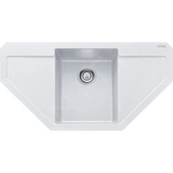 Franke Maris - Évier En Fragranit MRG 612 E, 960x500 Mm, Blanc Artic 114.0250.568