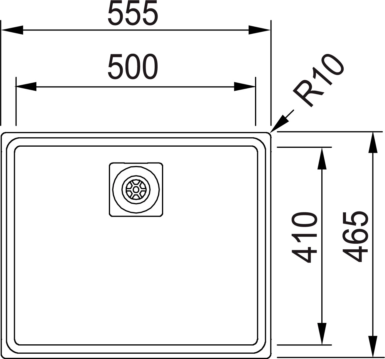 Franke Centinox CEX 210-50, 555x465 Mm, Inox (127.0120.044) 4 Franke Centinox CEX 210-50, 555x465 Mm, Inox (127.0120.044) – Image 2