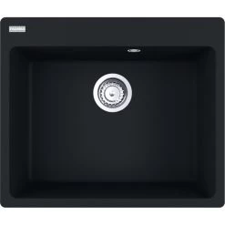 Franke Centro Evier De Cuisine Fragranit + , 590x500mm, Noir Mat (CNG610-54MC)