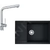 Franke Colonnes - Set G75, évier En Fragranit MRG 611-78 BB Et Mitigeur Samoa, Noir Mat / Chrome 114.0650.574 -Franke d414fc46eb5974dcbbdf9ba3