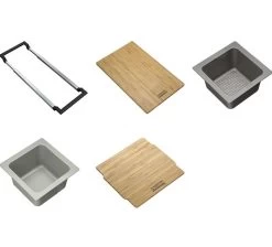 Franke Accessoires - Ensemble ALL-IN 2, Ensemble De 5 Accessoires D&apos;évier 112.0655.482