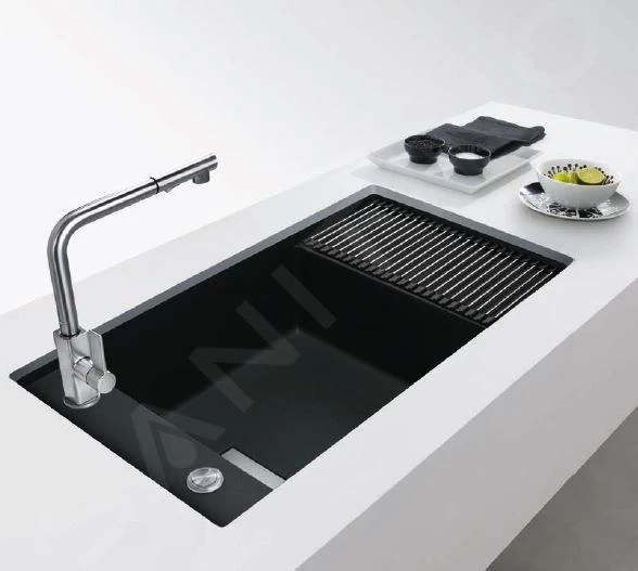 Franke Fresno - Évier En Fragranit FSG 211, 860x458 Mm, Onyx 135.0539.538 5 Franke Fresno - Évier En Fragranit FSG 211, 860x458 Mm, Onyx 135.0539.538 – Image 3