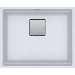 Franke Kubus 2 - Évier En Fragranit KNG 110-52, 560x460 Mm, Blanc Artic 125.0641.421