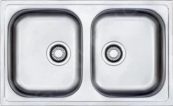 Franke Euroform - Évier En Inox EFN 620-78, 780x475 Mm + Siphon 101.0120.102