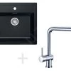 Franke Colonnes - Set De Cuisine T13, évier En Tectonite SID 610, Noir + Robinet Samoa, Chrome 114.0283.125 1 Franke Colonnes - Set De Cuisine T13, évier En Tectonite SID 610, Noir + Robinet Samoa, Chrome 114.0283.125 -Franke e3e22c0074263764ddf41abe