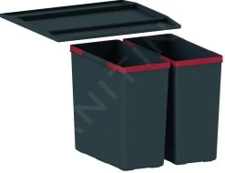 Franke Poubelle Tri Sélectif - Poubelle Encastrable Easysort 450-2-0 121.0494.182