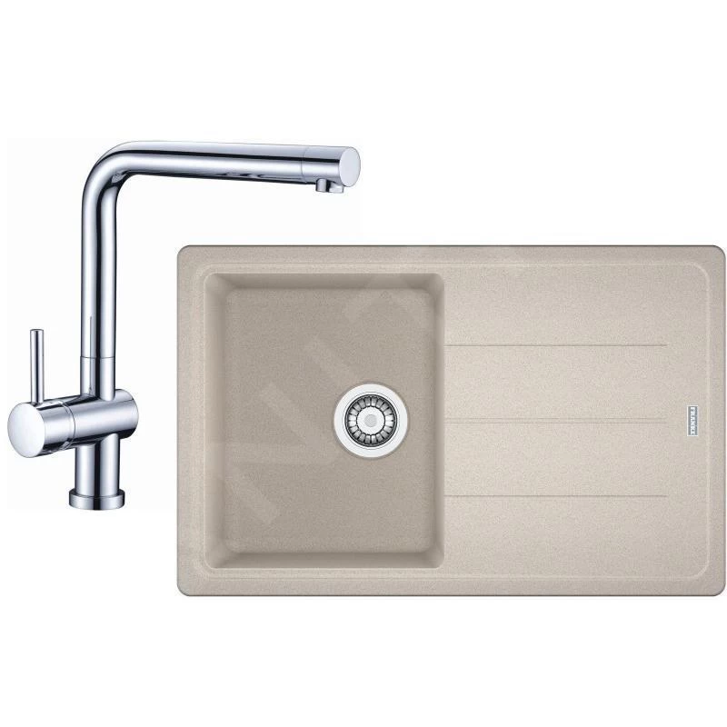 Franke Colonnes - Set De Cuisine G97, évier En Granit BFG 611-78, Sahara + Robinet SAMOA, Chrome 114.0439.154 3 Franke Colonnes - Set De Cuisine G97, évier En Granit BFG 611-78, Sahara + Robinet SAMOA, Chrome 114.0439.154