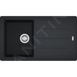 Franke Basis - Évier En Fragranit BFG 611-86, 860x500 Mm, Onyx 114.0494.913