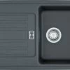 Franke EUROFORM - EFG 614-78 évier En Fragnit Graphite évier De Cuisine 780x475 Mm (114.0120.084)