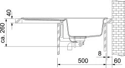Franke EUROFORM - EFG 614-78 évier En Fragnit Graphite évier De Cuisine 780x475 Mm (114.0120.084) 7 Franke EUROFORM - EFG 614-78 évier En Fragnit Graphite évier De Cuisine 780x475 Mm (114.0120.084) -Franke euroform efg 614 78 evier en fragnit graphite evier de cuisine 780x475 mm 1140120084 2