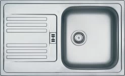 Franke Euroform évier - EFN 614-78 Acier Inoxydable, 780x475 Mm+ Siphon (101.0286.017)