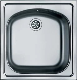 Franke EUROSTAR - évier ETN 610 Acier Inoxydable, 455x435 Mm + Siphon (101.0286.106)