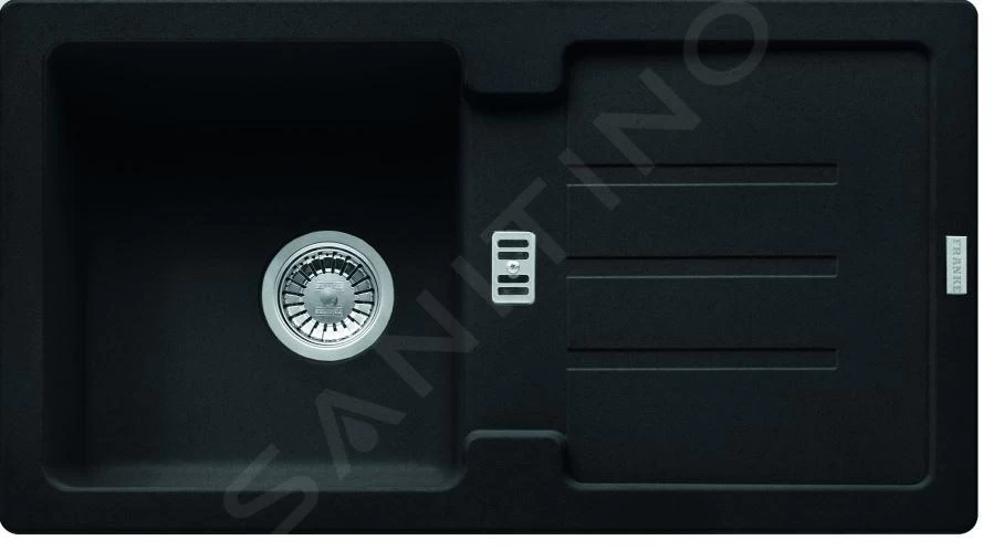 Franke Strata - Évier En Fragranit STG 614-78, 780x435 Mm, Noir Mat 114.0661.517 3 Franke Strata - Évier En Fragranit STG 614-78, 780x435 Mm, Noir Mat 114.0661.517