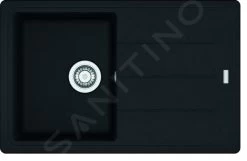 Franke Basis - Évier En Fragranit BFG 611-78, 780x500 Mm, Noir Mat 114.0661.513