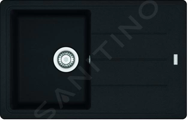 Franke Basis - Évier En Fragranit BFG 611-78, 780x500 Mm, Noir Mat 114.0661.513 3 Franke Basis - Évier En Fragranit BFG 611-78, 780x500 Mm, Noir Mat 114.0661.513