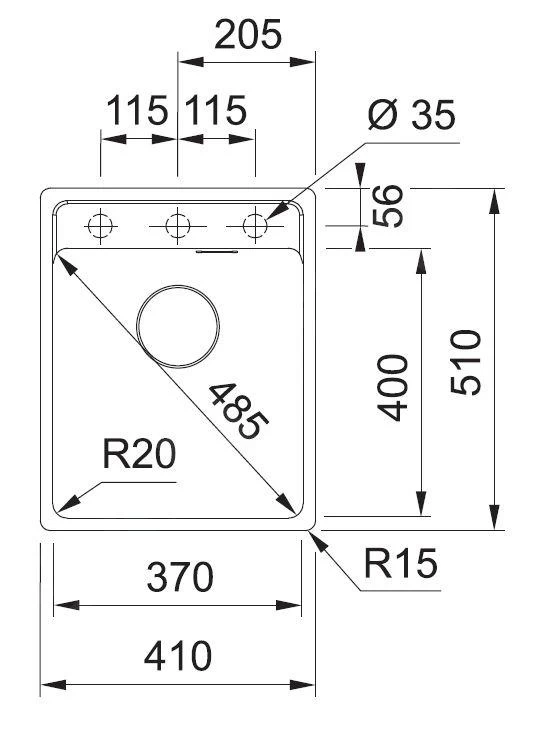 Franke Colonnes - Ensemble G243, évier En Fragranit MRG 610-37 RTL Et Mitigeur FN 7394.031, Cachemire / Chrome 114.0675.655 4 Franke Colonnes - Ensemble G243, évier En Fragranit MRG 610-37 RTL Et Mitigeur FN 7394.031, Cachemire / Chrome 114.0675.655 – Image 2
