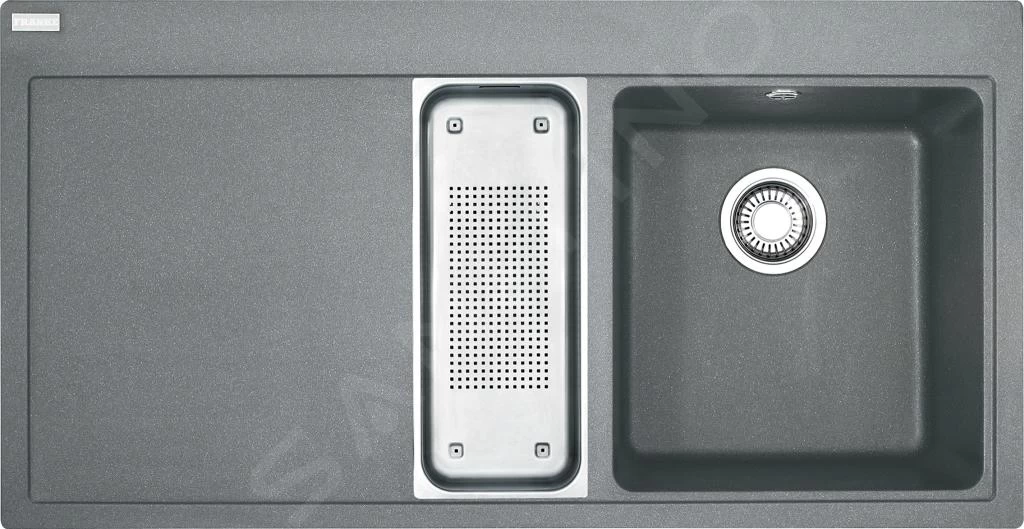 Franke Mythos - Évier En Fragranit MTG 651-100/7, 1000x515 Mm, Pierre Gris 114.0150.029 3 Franke Mythos - Évier En Fragranit MTG 651-100/7, 1000x515 Mm, Pierre Gris 114.0150.029