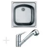 Franke Colonnes - Set De Cuisine N4, évier En Inox ETN 610 + Robinet FC 9547.031, Chrome 101.0200.289