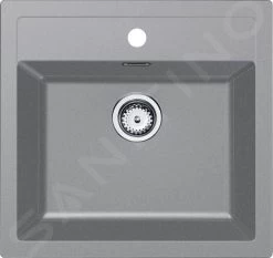 Franke Sirius - Évier En Tectonite SID 610, 560x530 Mm, Gris 143.0650.860