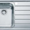 Franke Neptun - Évier En Inox NEX 611/2, 860x510 Mm 101.0120.271