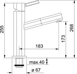 Franke 39 Franke -Franke franke gaia mitigeur evier avec douchette extractible 1150047986 1
