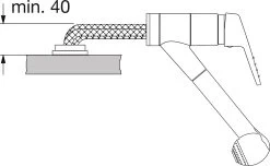 Franke Robinet Mitigeur 160 Chrome, Avec Douchette Extractible, Haute Pression (115.0014.879) -Franke franke robinet mitigeur 160 chrome avec douchette extractible haute pression 1150014879 2