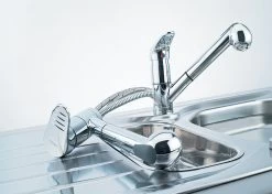 Franke Robinet Mitigeur 160 Chrome, Avec Douchette Extractible, Haute Pression (115.0014.879) -Franke franke robinet mitigeur 160 chrome avec douchette extractible haute pression 1150014879 3