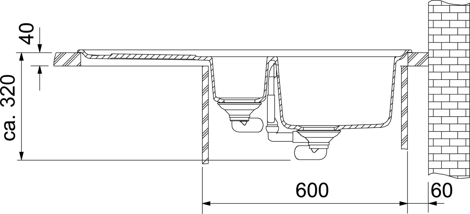 Franke Impact Fragranit évier IMG 651, 970x500 Mm, Avec égouttoir, Graphite (114.0250.502) 5 Franke Impact Fragranit évier IMG 651, 970x500 Mm, Avec égouttoir, Graphite (114.0250.502) – Image 3