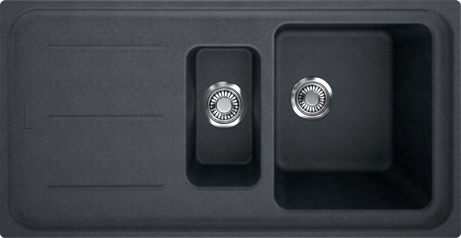 Franke Impact Fragranit évier IMG 651, 970x500 Mm, Avec égouttoir, Graphite (114.0250.502) 3 Franke Impact Fragranit évier IMG 651, 970x500 Mm, Avec égouttoir, Graphite (114.0250.502)