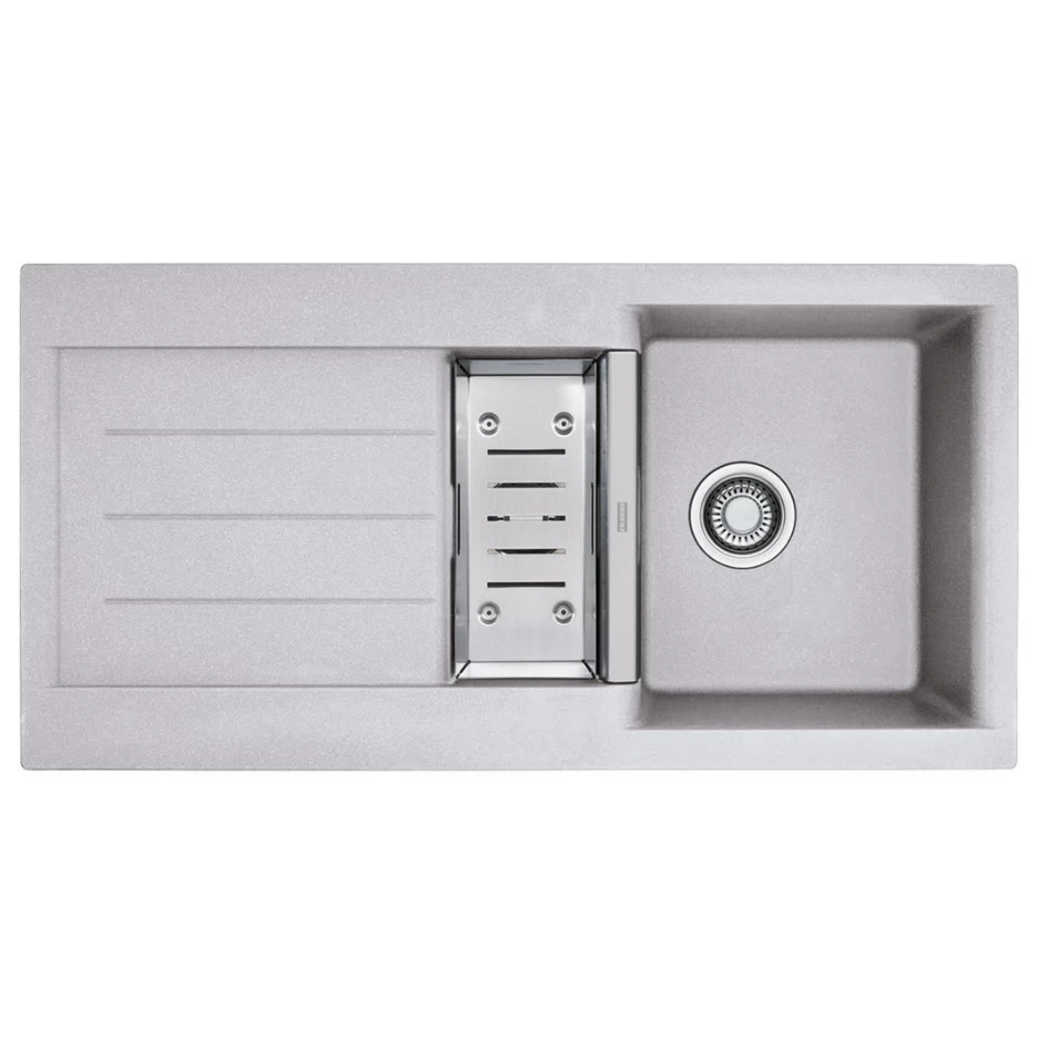 Franke JAG 651 Evier De Cuisine Avec Cuve + Vide Sauce Intégré, 51x100cm, Fragranit+, Platinum (114.0075.838) 3 Franke JAG 651 Evier De Cuisine Avec Cuve + Vide Sauce Intégré, 51x100cm, Fragranit+, Platinum (114.0075.838)