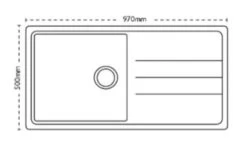 Franke Janus JND 611-100 Evier 97x50cm, Tectonite, Crème + Lot De 2 Planches à Découper Joseph Joseph Offert -Franke janus jnd 611 100 evier 97x50cm tectonite creme lot de 2 planches a decouper joseph joseph offert 4