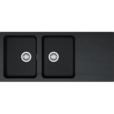 Franke Kit évier Orion OID 621, Double Bac, Carbone + Mitigeur Pola, Col De Cygne, Chrome (114.0276.028-POLA) 4 Franke Kit évier Orion OID 621, Double Bac, Carbone + Mitigeur Pola, Col De Cygne, Chrome (114.0276.028-POLA) – Image 2