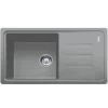 Franke Malta BSG 611-78/39 Evier 78x43,5cm Avec égouttoir Réversible, Fragranit+, Pierre Grise (BSG611-78SK) -Franke malta bsg 611 7839 evier 78x435cm avec egouttoir reversible fragranit pierre grise bsg611 78sk