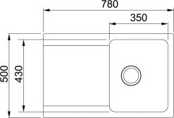 Franke Orion - OID 611-78 évier De Cuisine à Encastrer Tectonite® Carbone, Vidage Automatique (114.0272.199) -Franke orion oid 611 78 evier de cuisine a encastrer tectonite carbone vidage automatique 1140272199 2
