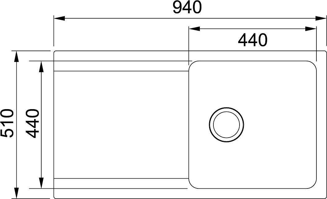 Franke Orion - OID 611 Tectonite® Café Crème Evier 940x510 Mm (114.0288.545) 4 Franke Orion - OID 611 Tectonite® Café Crème Evier 940x510 Mm (114.0288.545) – Image 2