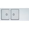 Franke Orion OID 621 - Evier De Cuisine 2 Bacs Avec égouttoir, En Tectonite®, Blanc Artic -Franke orion oid 621 evier de cuisine 2 bacs avec egouttoir en tectonite blanc artic 1140276031