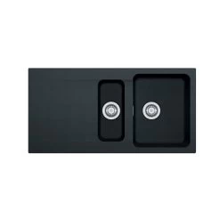 Franke Orion OID 651 Évier Avec égouttoir Réversible Et Vide-sauce 100x51cm, Tectonite®, Carbone (OID651C)