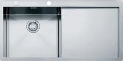 Franke Planar - Inox Évier PPX 211/611 /2 TL, 1000x512 Mm, Gauche (127.0203.464)