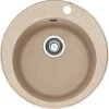 Franke RONDO - Fragranit évier ROG 610-41 Beige Sable, 510mm, Cuve Ronde (114.0284.724) -Franke rondo fragranit evier rog 610 41 beige sable 510mm cuve ronde 1140284724