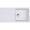 Franke Sirius 2.0 S2D 611-100 Tectonite évier à Encastrer 1 Bac XL Avec égouttoir Blanc -Franke sirius 20 s2d 611 100 tectonite evier a encastrer 1 bac xl avec egouttoir blanc 1430613639