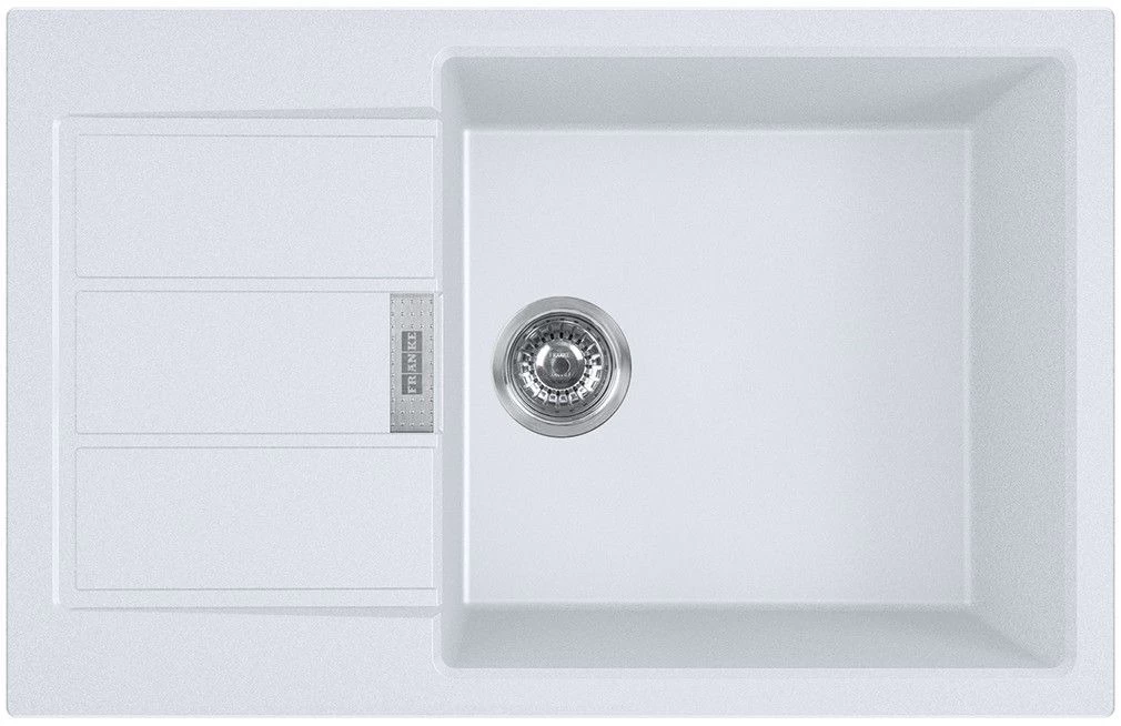 Franke SIRIUS - 2.0 S2D 611-78 Tectonite® Evier à Encastrer Avec Bac XL Blanc 3 Franke SIRIUS - 2.0 S2D 611-78 Tectonite® Evier à Encastrer Avec Bac XL Blanc