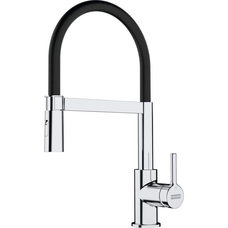 Franke Sirius Evier à Encastrer 100×50cm 1 Bac Avec égouttoir, Noir + Mitigeur 205x410mm Semi-pro, Douchette Extractible, Chrome/Noir 5 Franke Sirius Evier à Encastrer 100×50cm 1 Bac Avec égouttoir, Noir + Mitigeur 205x410mm Semi-pro, Douchette Extractible, Chrome/Noir – Image 3