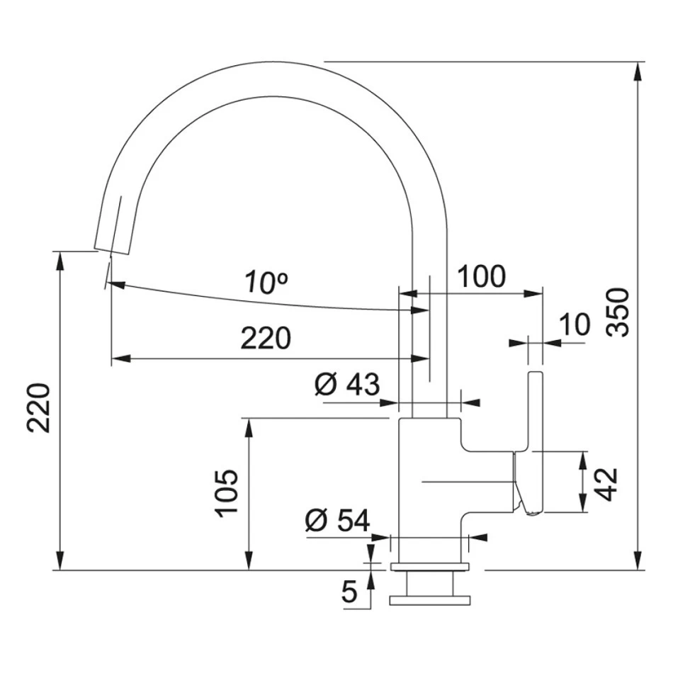 Franke Sirius Evier à Encastrer 100×50cm 1 Bac Avec égouttoir, Tectonite, Onyx + Mitigeur Col De Cygne, Fragranit, Onyx 7 Franke Sirius Evier à Encastrer 100×50cm 1 Bac Avec égouttoir, Tectonite, Onyx + Mitigeur Col De Cygne, Fragranit, Onyx – Image 5