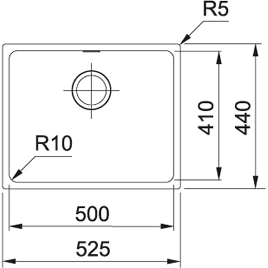 Franke Sirius - SID 110-50 Tectonite® Blanc Artic Evier Sous-Plan 5 Franke Sirius - SID 110-50 Tectonite® Blanc Artic Evier Sous-Plan – Image 3