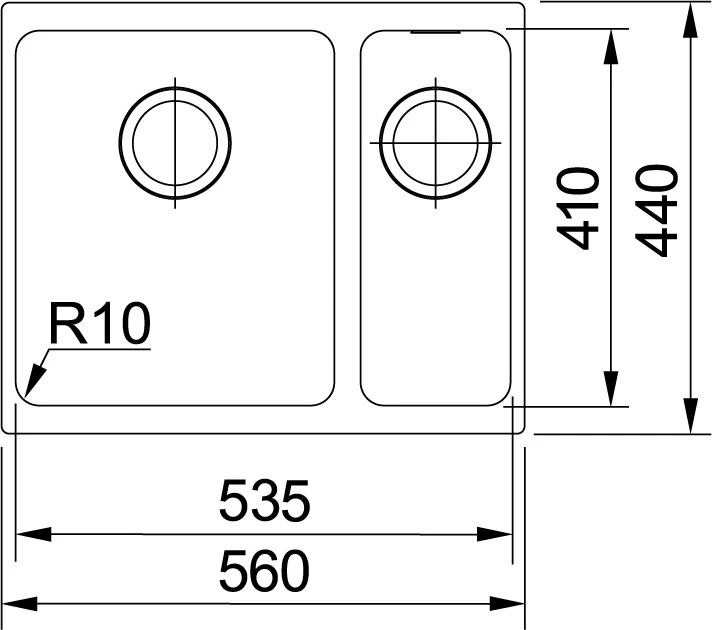Franke Sirius - SID 160 Tectonite® Blanc Artic Evier (125.0363.803) 4 Franke Sirius - SID 160 Tectonite® Blanc Artic Evier (125.0363.803) – Image 2