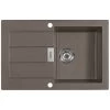 Franke Sirius SID 611-78 Evier De Cuisine 1 Cuve + Egouttoir Réversible + Bouton De Vidage, Tectonite®, Vulcan (114.0494.851) -Franke sirius sid 611 78 evier de cuisine 1 cuve egouttoir reversible bouton de vidage tectonite vulcan 1140494851